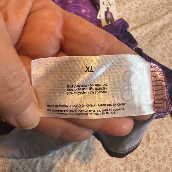 Purple Halloween Pumpkin Long Sleeve Shirt Size Xl - Picture 4 of 5